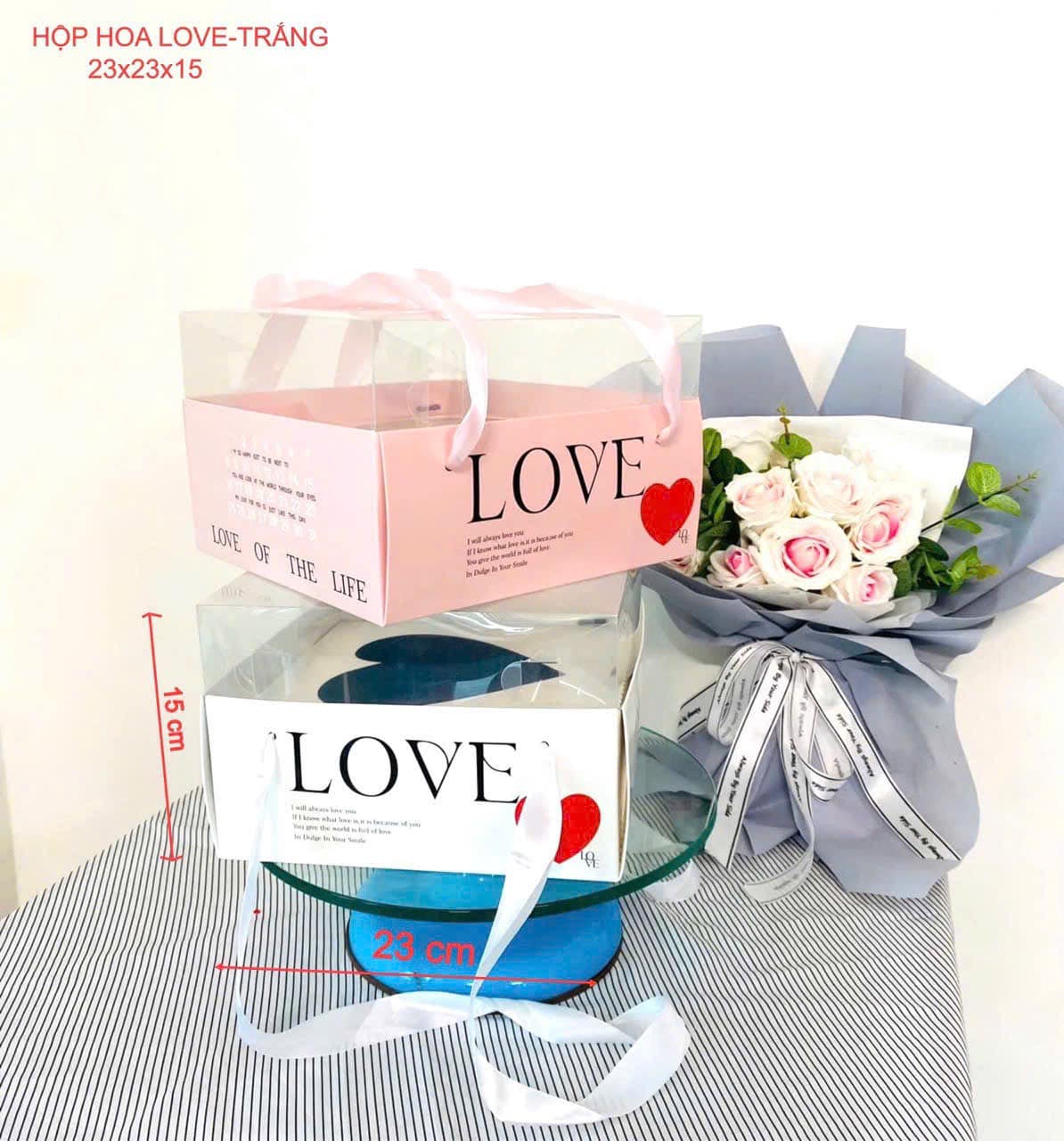 Bộ Hộp Mica Love Vuông Phù Hợp Đựng Gì?