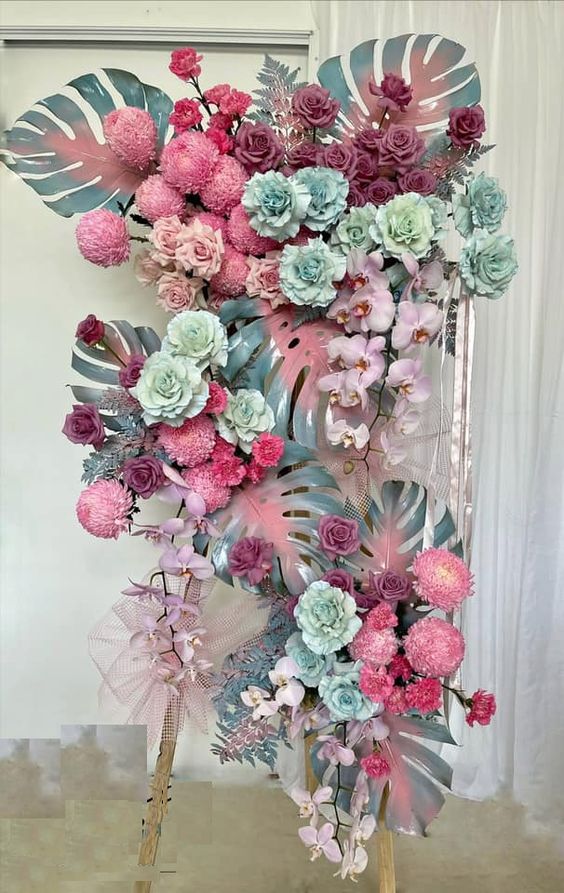 Mẫu hoa chúc mừng 01