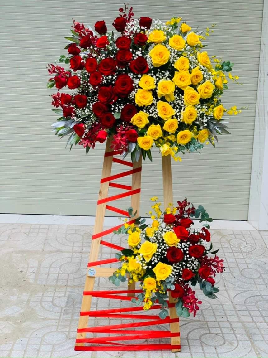 Mẫu hoa chúc mừng 04