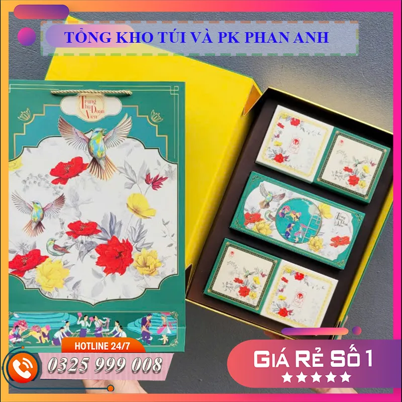 Bộ đôi hôp trung thu cao cấp 4B và 6B Đoàn Viên