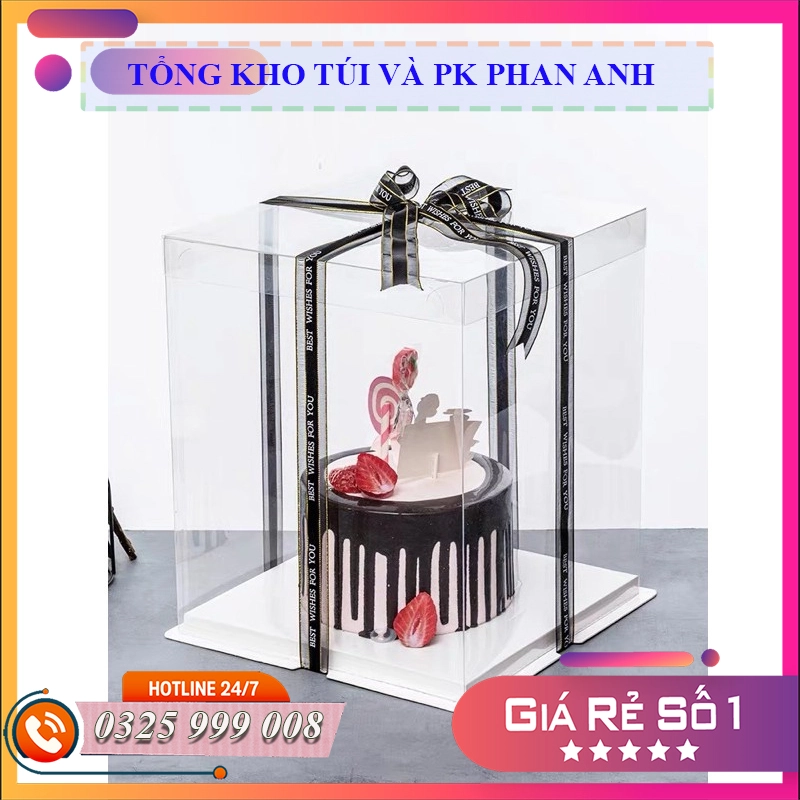 Hộp mica vuông 26×25