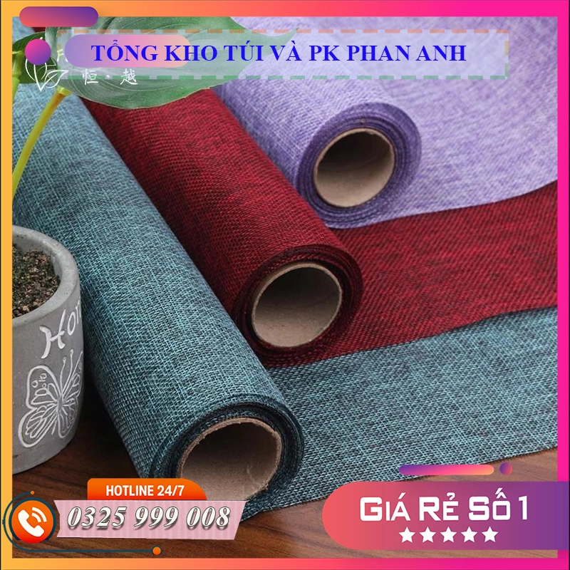 Vải Bố, Vải Thô cao cấp gói hoa, bọc giỏ quà cực sang chảnh